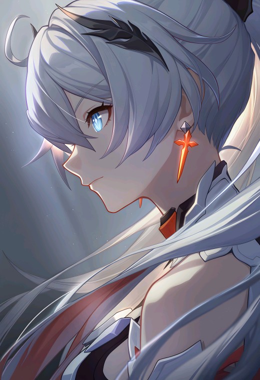 江城看到的侧颜