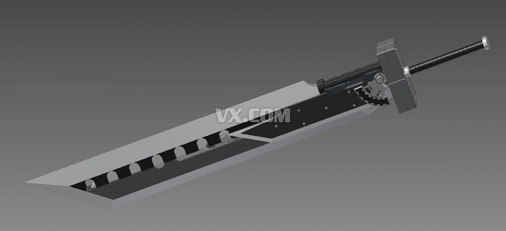 主角的剑大致形象