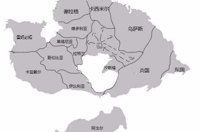 泰拉地图（初稿）