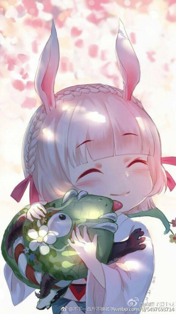 萌萌哒的小山兔