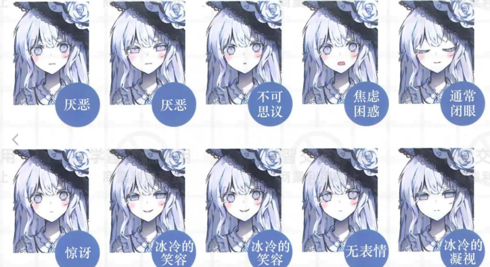 魔女大人表情一览
