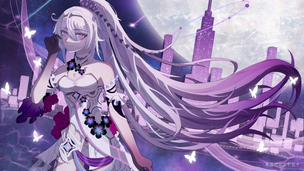 手臂带点渐变色哦