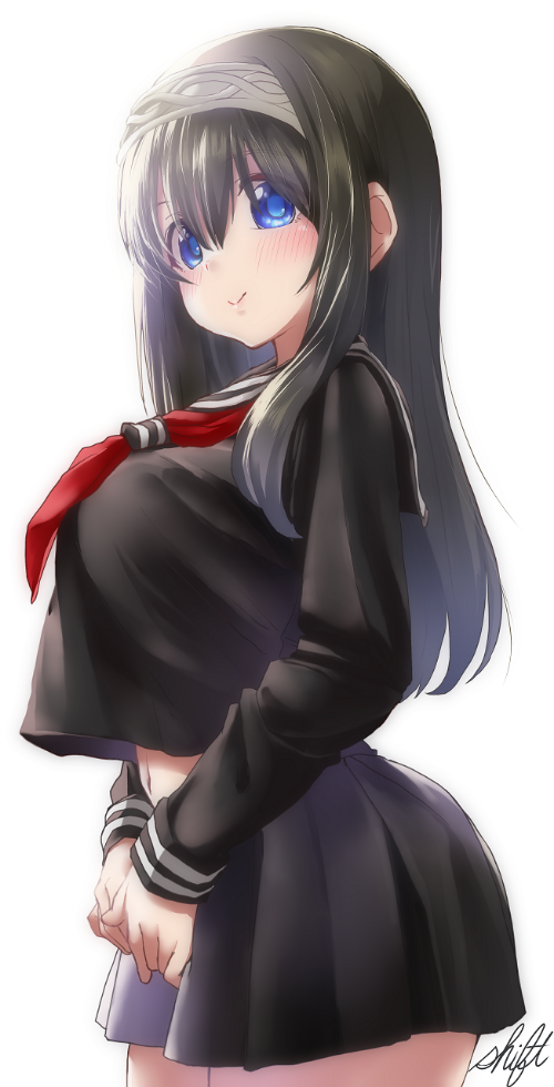 **的女子高中生