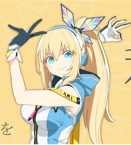 娜娜的虚拟主播形象