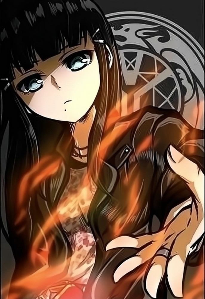 黑长直+甜甜圈+希望