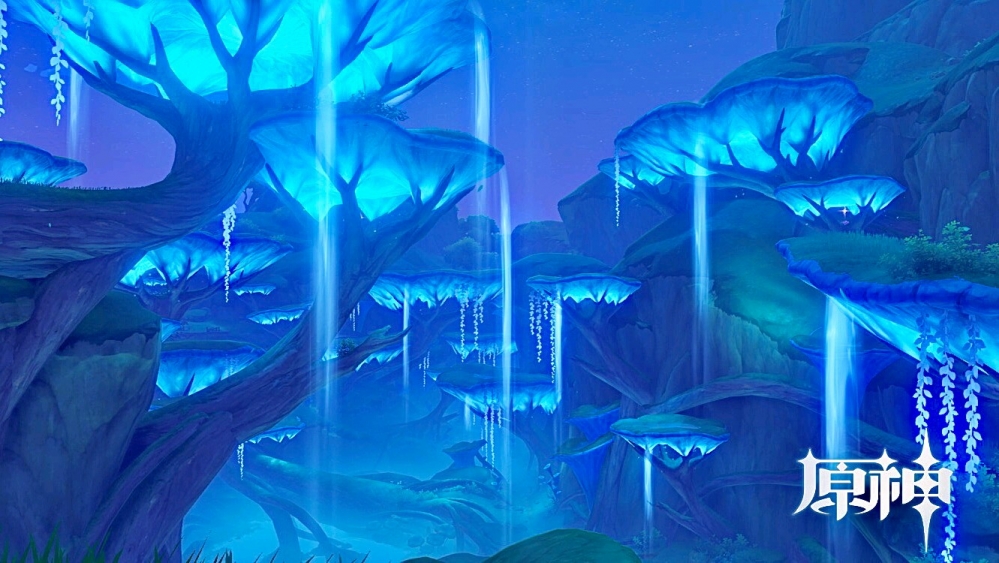 蘑菇林地参考图