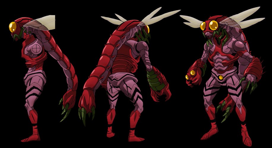 巨脉蜻蜓掺杂体