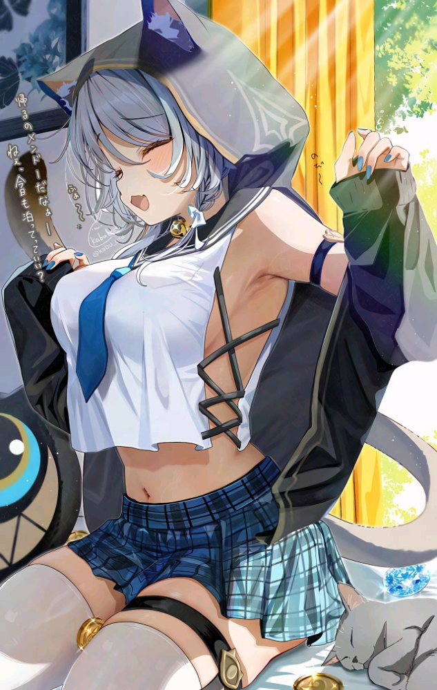 坏猫咪就是要被主人吃