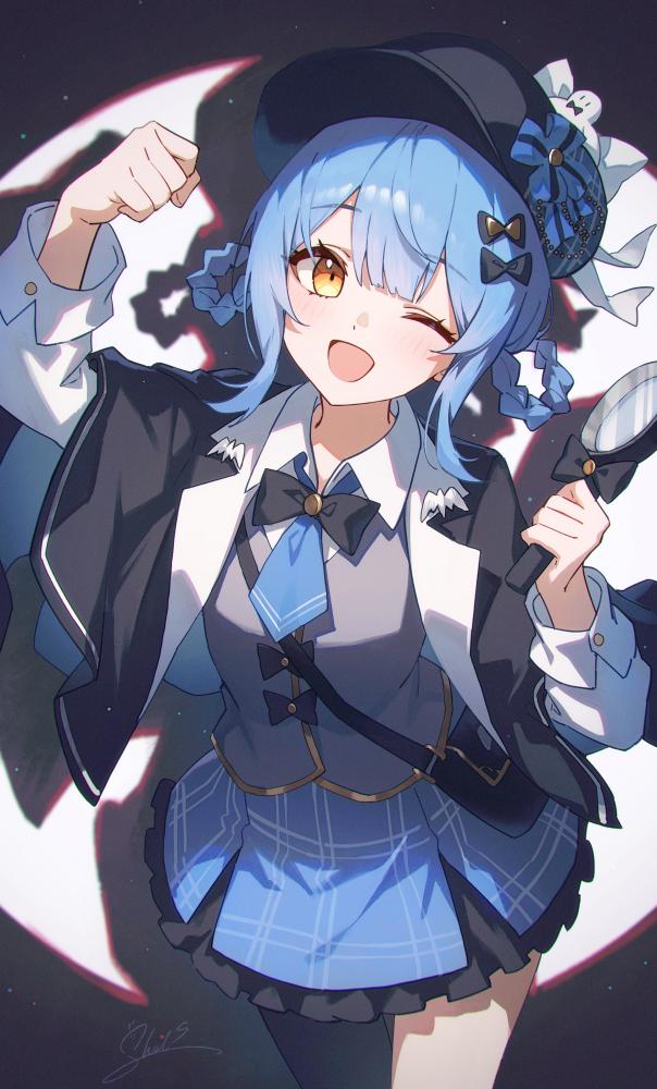 神秘蓝毛女