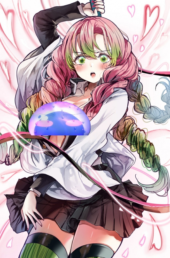 恋柱的衣服真的。。