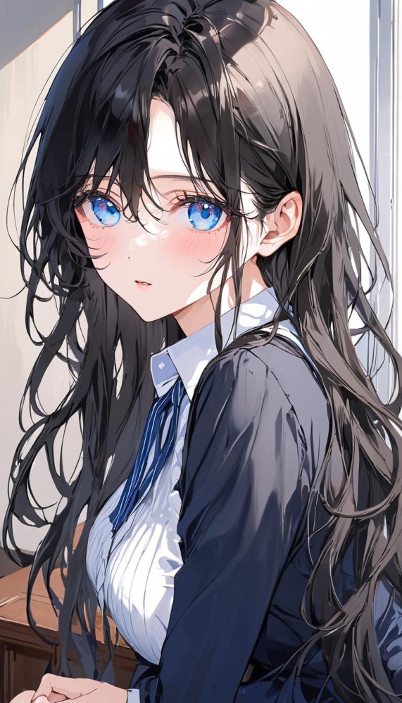 长发真琴（AI绘）