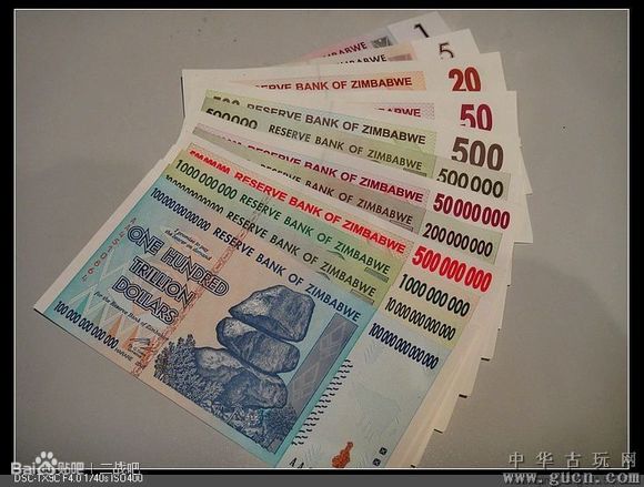 津巴布韦元钞票图