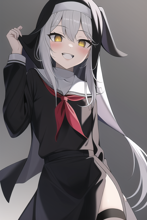白毛修女服赛高！！！