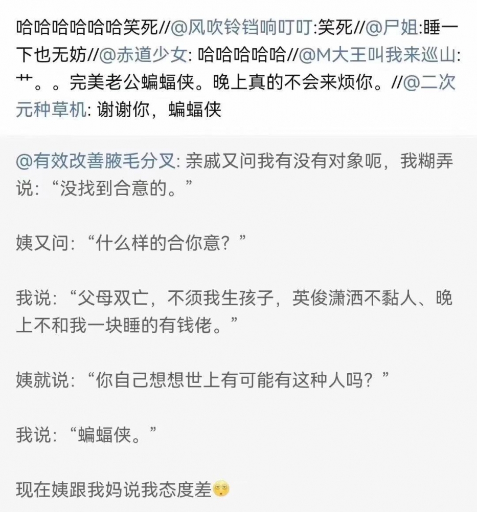 蝙蝠侠才是完美伴侣