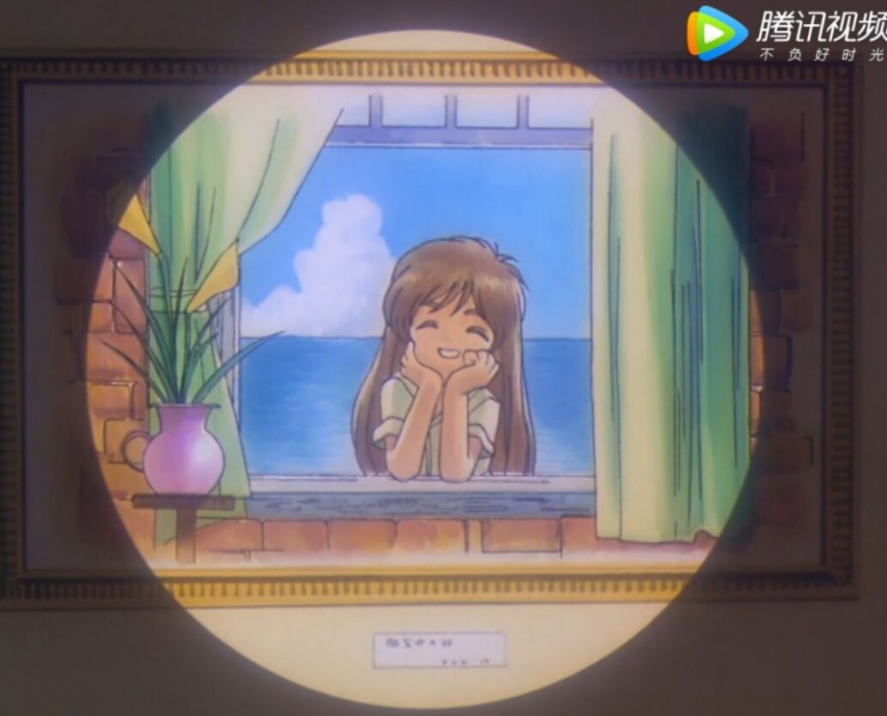 画作「微笑」