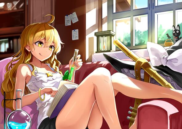 做实验的魔理沙