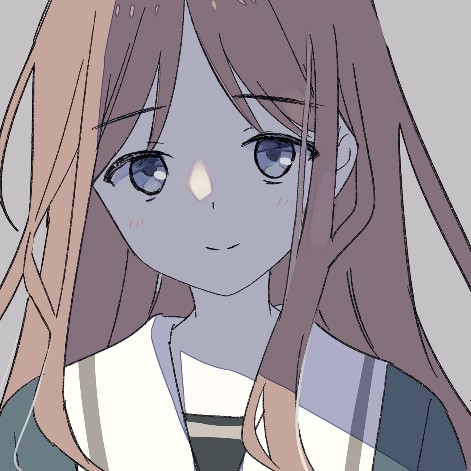 亚麻色头发的少女