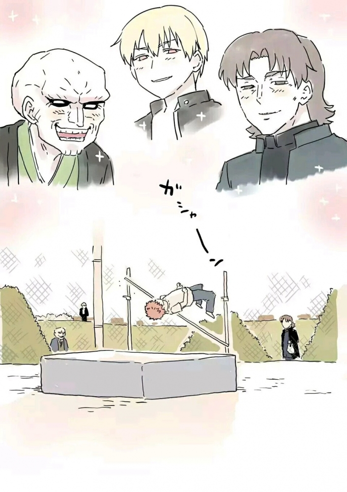 一群奇形怪状的人……