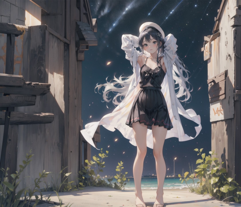 都莉珂在贝城夜晚