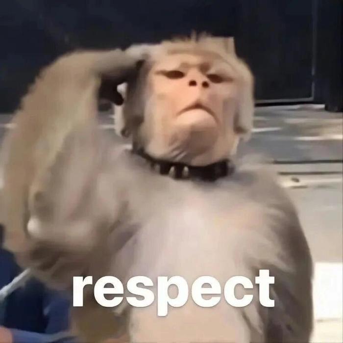 respect！