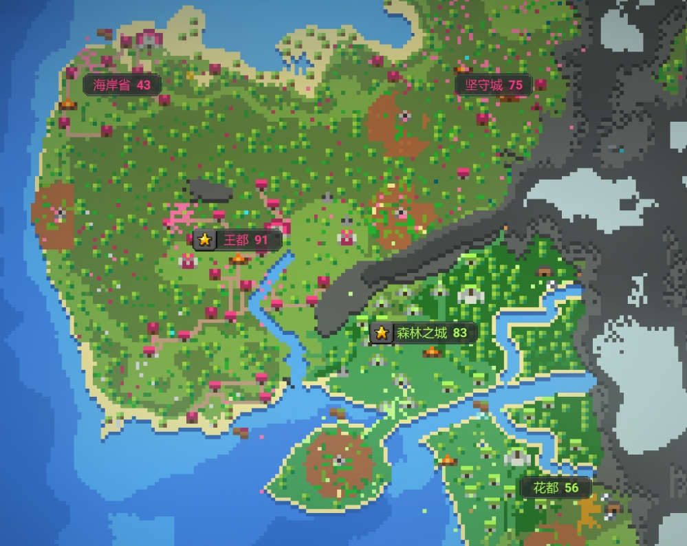 目前林斯活动的地图