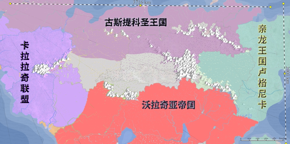 大陆地图
