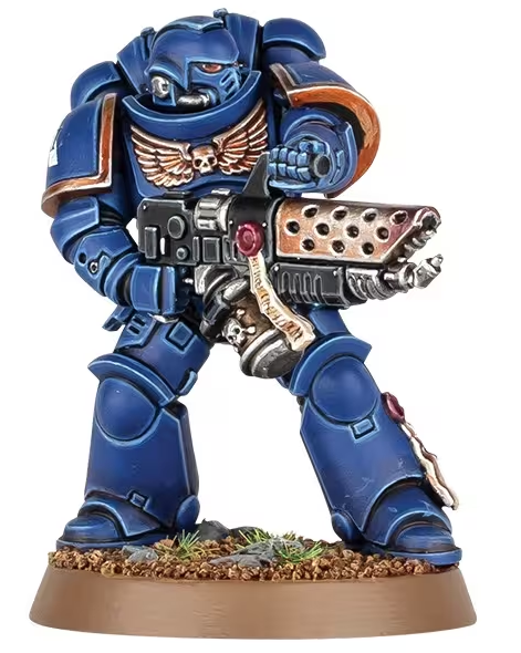 拿着焚焰枪的蓝精灵