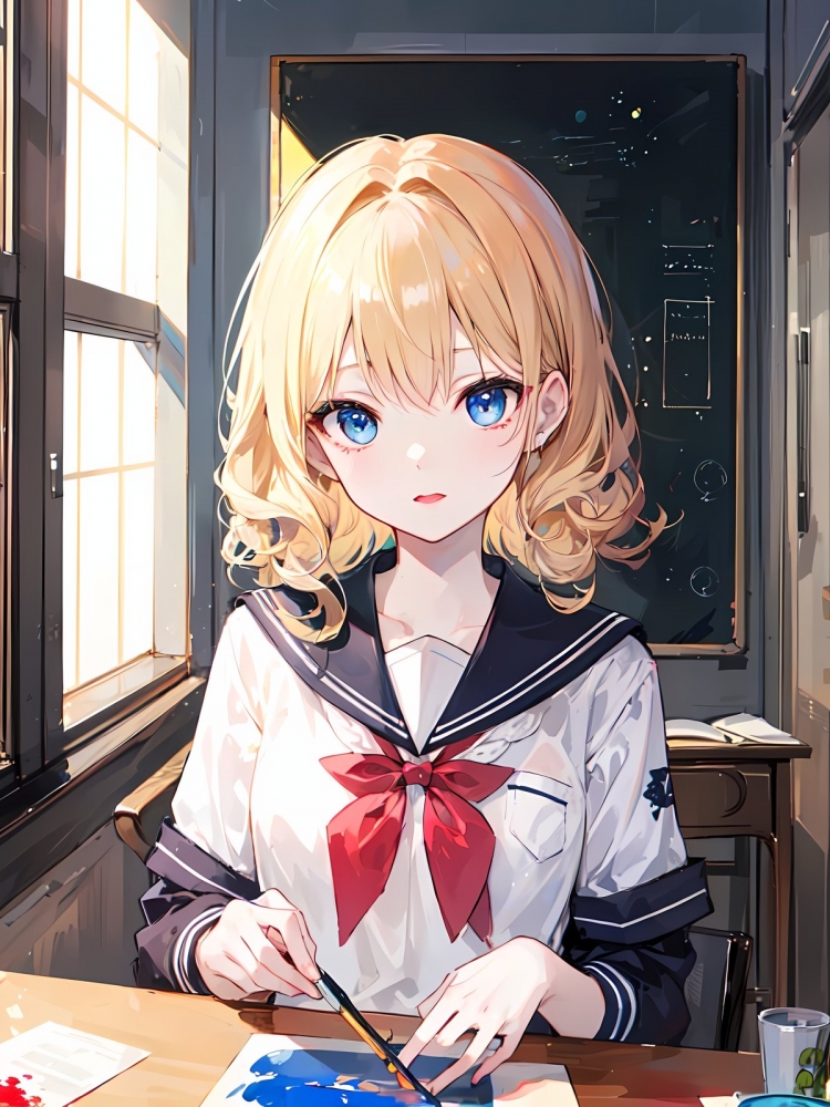 爱丽丝画画