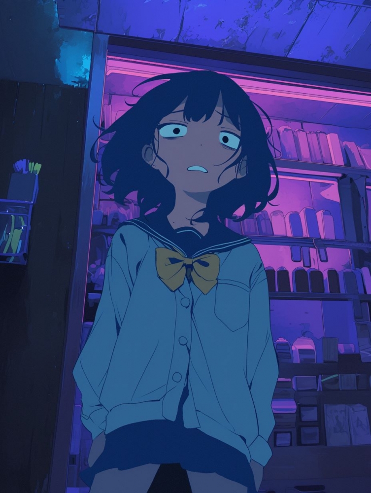 惊恐中的八奈见