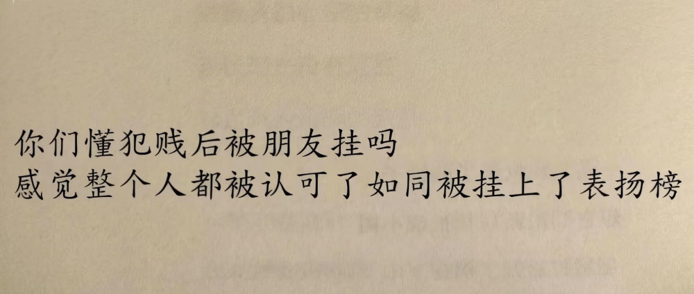 干坏事的自豪（）