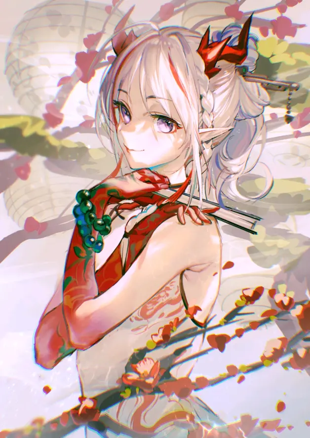 红色的，很烫的女孩子