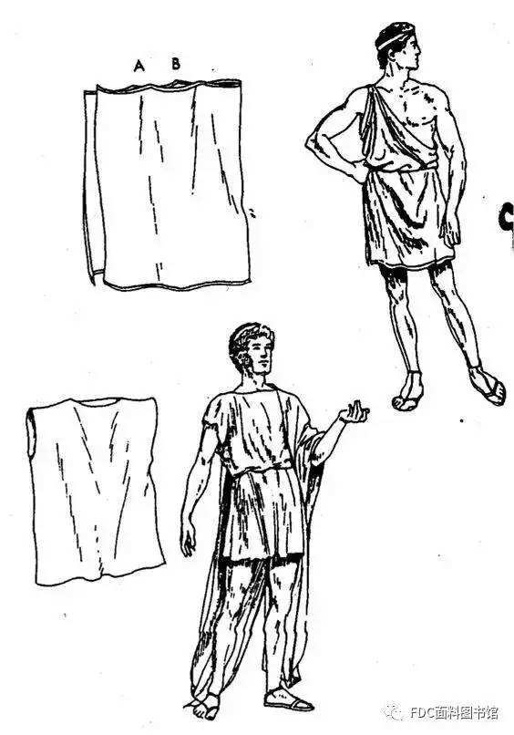 只有一块布的希腊服装