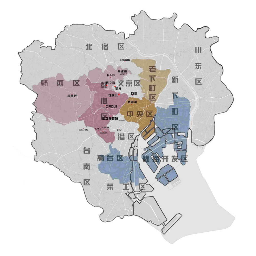 新东京都地图
