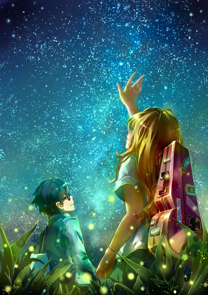 与他所见的星空