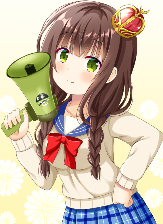 麻花辫挺难弄的呢