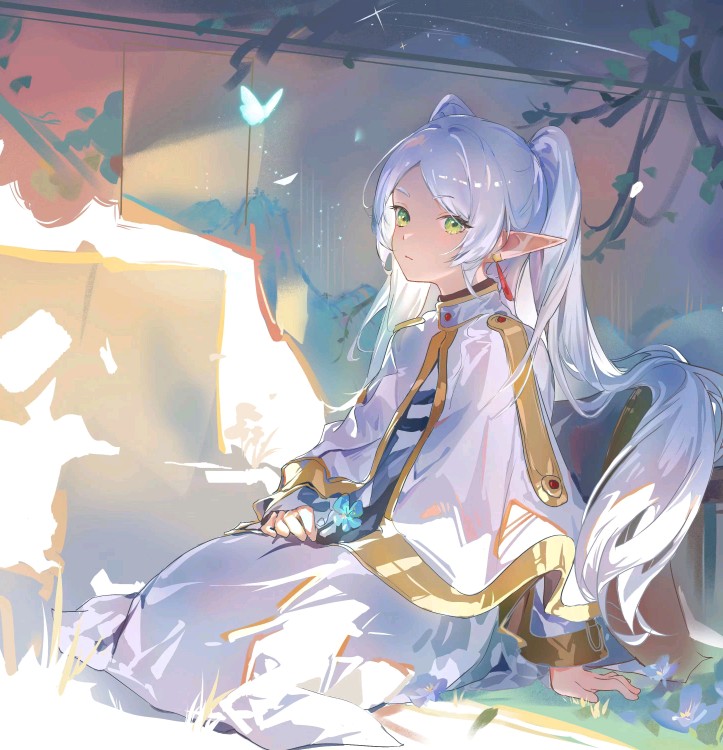 白毛魔法师，没毛病