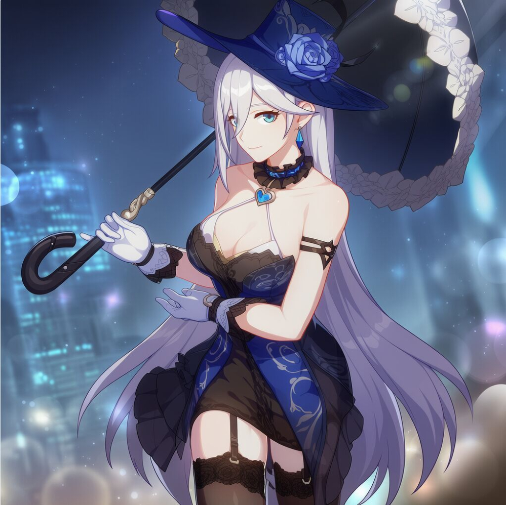 另一位白给美女