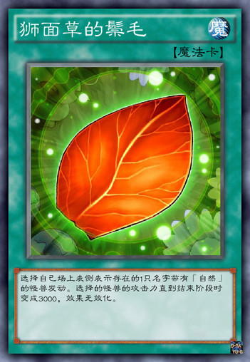狮面草的鬃毛