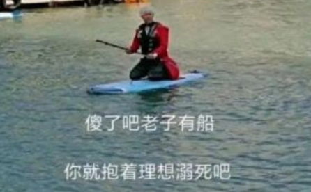 抱着理想溺死吧!