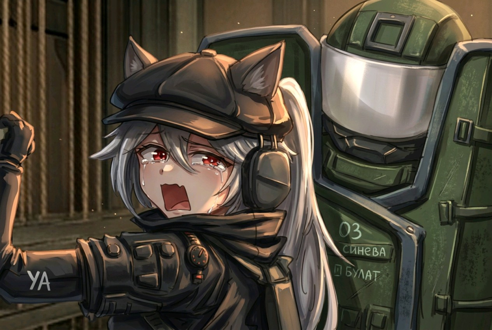 被堵在滑索的柔情猫娘