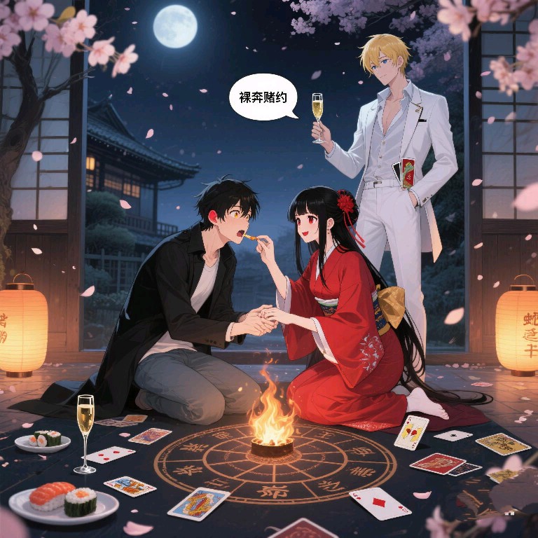 绘梨衣喂路明非吃寿司