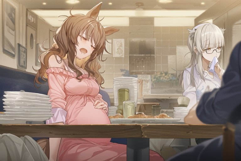 吃撑了