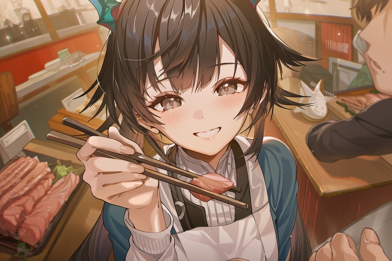 喂食
