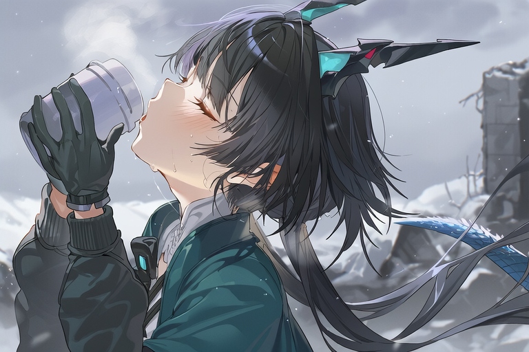 喝水