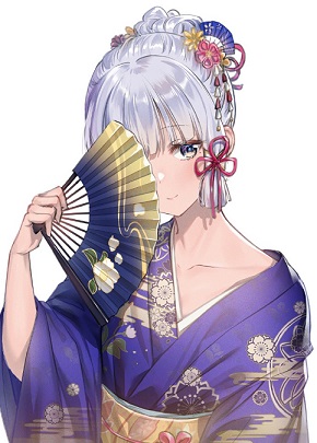 和服老婆，诶嘿嘿！