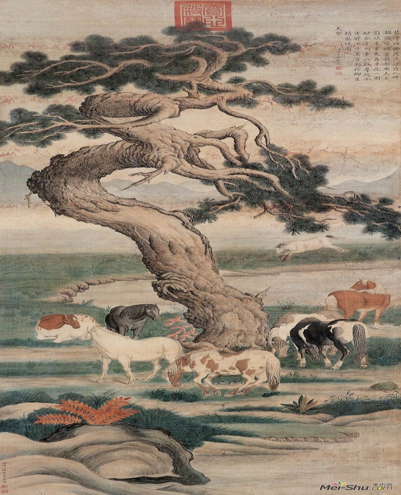 郎世宁所画