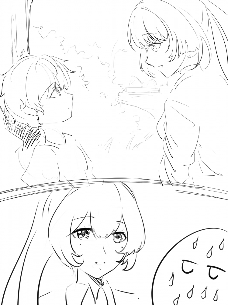 好像很尴尬的样子