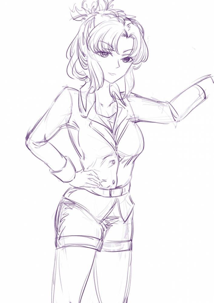 不会画御姐啊啊啊