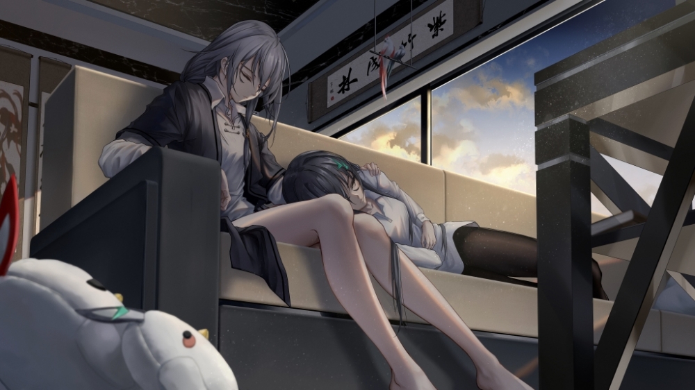 符华与空萤，概念图