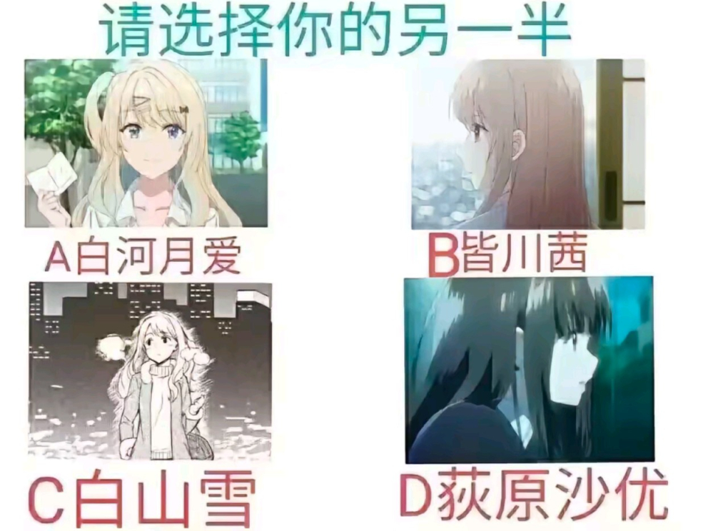 请选择你的另一半